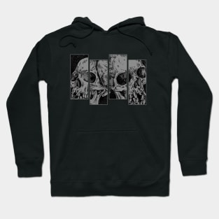 Skull Black Flag Logo Hoodie